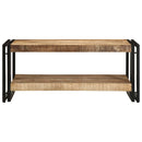 sofabord 90x50x38 cm massivt ru mangotræ