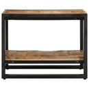 sofabord 50x50x38 cm massivt ru mangotræ