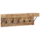 Jakkeholder Vægmonteret Brun 73 x 19 x 23 cm Massivt mangotræ
