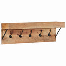 Jakkeholder Vægmonteret Brun 73 x 19 x 23 cm Massivt akacietræ