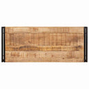 Badeværelseshylde Brun 120 x 50 x 23 cm Solid Ru raw mango træ