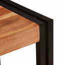 Make-upbord skab Brun 71 x 33 x 58 cm Massivt Akacietræ