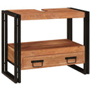 Make-upbord skab Brun 71 x 33 x 58 cm Massivt Akacietræ