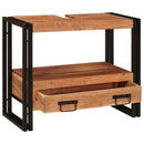 Make-upbord skab Brun 71 x 33 x 58 cm Massivt Akacietræ