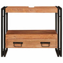 Make-upbord skab Brun 71 x 33 x 58 cm Massivt Akacietræ