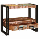Make-upbord skab Flerfarvet 71 x 33 x 58 cm Solid genbrugs træ