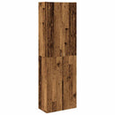 skab 60x32x190 cm konstrueret træ gammelt træ-look