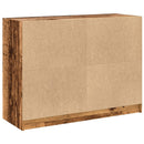 skænk 102x37x75,5 cm konstrueret træ antikt trælook