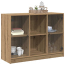 skænk 102x37x75,5 cm konstrueret træ kunsteg