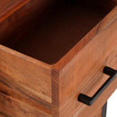 Sideboard 3 pcs Brun 110 x 30 x 75 cm Massivt Akacietræ