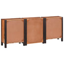 Sideboard 3 pcs Brun 55 x 30 x 75 cm Massivt Akacietræ