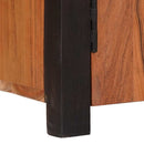 Sideboard 2 pcs Brun 110 x 30 x 75 cm Massivt Akacietræ
