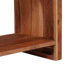 Bogreol Brun 80 x 30 x 40 cm Massivt Akacietræ