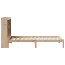 seng med reol uden madras 75x190 cm massivt fyrretræ