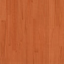 seng med reol uden madras 140x190cm massivt fyrretræ gyldenbrun
