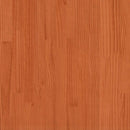 seng med reol uden madras 160x200cm massivt fyrretræ gyldenbrun