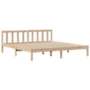 seng med reol uden madras 180x200 cm massivt fyrretræ