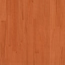seng med reol uden madras 135x190cm massivt fyrretræ gyldenbrun