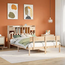seng med reol uden madras 140x190 cm massivt fyrretræ