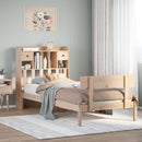seng med reol uden madras 90x200 cm massivt fyrretræ