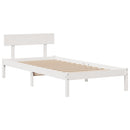 seng med reol uden madras 90x200 cm massivt fyrretræ hvid