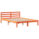 seng med reol uden madras 135x190cm massivt fyrretræ gyldenbrun