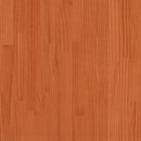 seng med reol uden madras 135x190cm massivt fyrretræ gyldenbrun