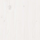 seng med reol uden madras 150x200 cm massivt fyrretræ hvid