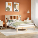 seng med reol uden madras 140x190 cm massivt fyrretræ
