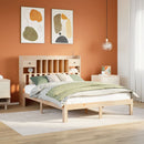 seng med reol uden madras 140x200 cm massivt fyrretræ