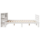 reolseng uden madras hvid 160x200 cm massivt træ fyrretræ
