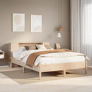 seng med reol uden madras 135x190 cm massivt fyrretræ