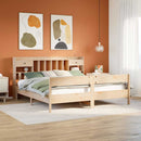 seng med reol uden madras 180x200 cm massivt fyrretræ