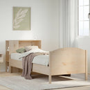 seng med reol uden madras 75x190 cm massivt fyrretræ