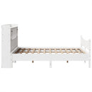 sengeramme uden madras 160x200 cm massivt fyrretræ hvid