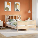 sengeramme uden madras 140x200 cm massivt fyrretræ