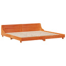 sengeramme uden madras 180x200 cm massivt fyrretræ gyldenbrun