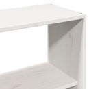 sengeramme uden madras 160x200 cm massivt fyrretræ hvid
