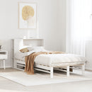 seng med reol uden madras 75x190 cm massivt træ hvid