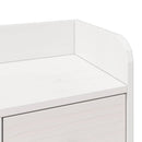 seng med reol uden madras 90x200 cm massivt fyrretræ hvid