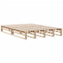 seng med reol uden madras 140x190 cm massivt fyrretræ