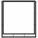 brændestativ 110x30x116 cm stål sort