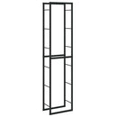 brændestativ 50x30x209 cm stål sort