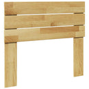 sengegavl 90 cm massivt træ eg