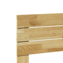 sengegavl 90 cm massivt træ eg