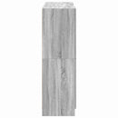 køkkenskabssæt 3 dele konstrueret træ grå sonoma-eg