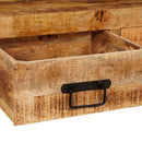Konsolborde 2 pcs Brun 161 x 33 x 75 cm Massivt mangotræ
