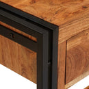 Konsolborde 2 pcs Brun 161 x 33 x 75 cm Massivt Akacietræ
