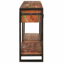 Konsolborde med skuffe 2 pcs Flerfarvet 161 x 33 x 75 cm