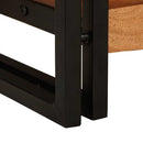 Konsolborde 2 pcs Brun 200 x 33 x 75 cm Massivt Akacietræ